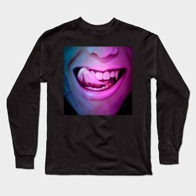 Vampire Long Sleeve T-Shirt by Rafael-Azana